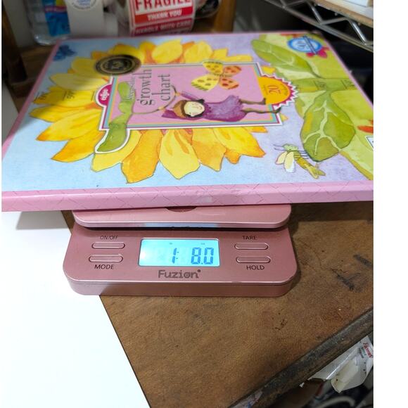 eeBoo Grow Like a Sunflower Keepsake Growth Chart & Stickers Unused - Picture 9 of 9